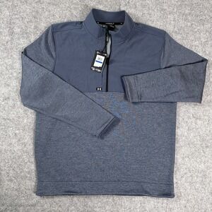 Under Armour Golf XL Mens UA Drive Storm Hybrid Half Zip Black 1387118